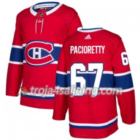 Montreal Canadiens tröja Max Pacioretty 67 Röd 2017-2018 Adidas Authentic - NHL Tröjor Herr